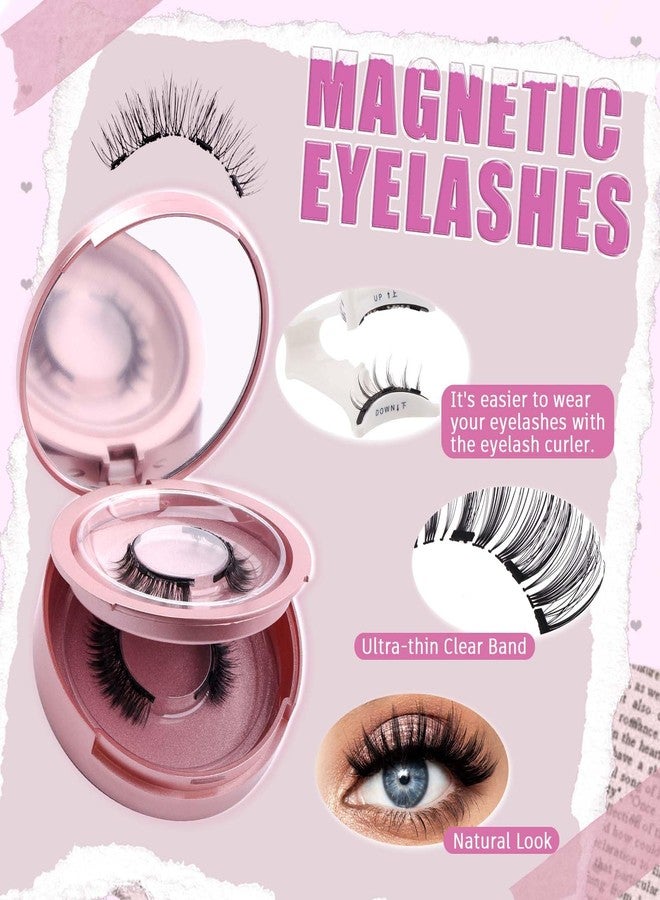 فادلاش رموش فادلاش المغناطيسية، مظهر طبيعي، رموش مغناطيسية مع أداة تطبيق، قابلة لإعادة الاستخدام، رموش مغناطيسية خفيفة، لا حاجة للغراء، رموش صناعية، زوجان - Image 4